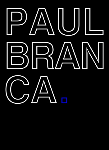Paul Branca – Totes / Alley – Giacomo Raffaelli